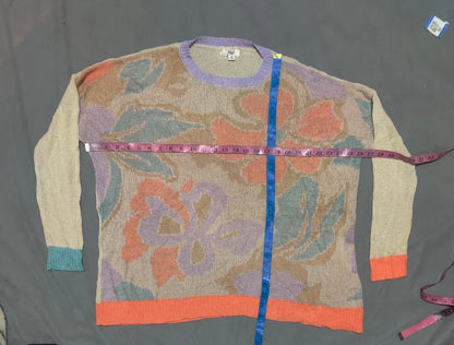 Easel Los Angeles Women Beige Floral Sweater M – Preloved Labels (view 4)