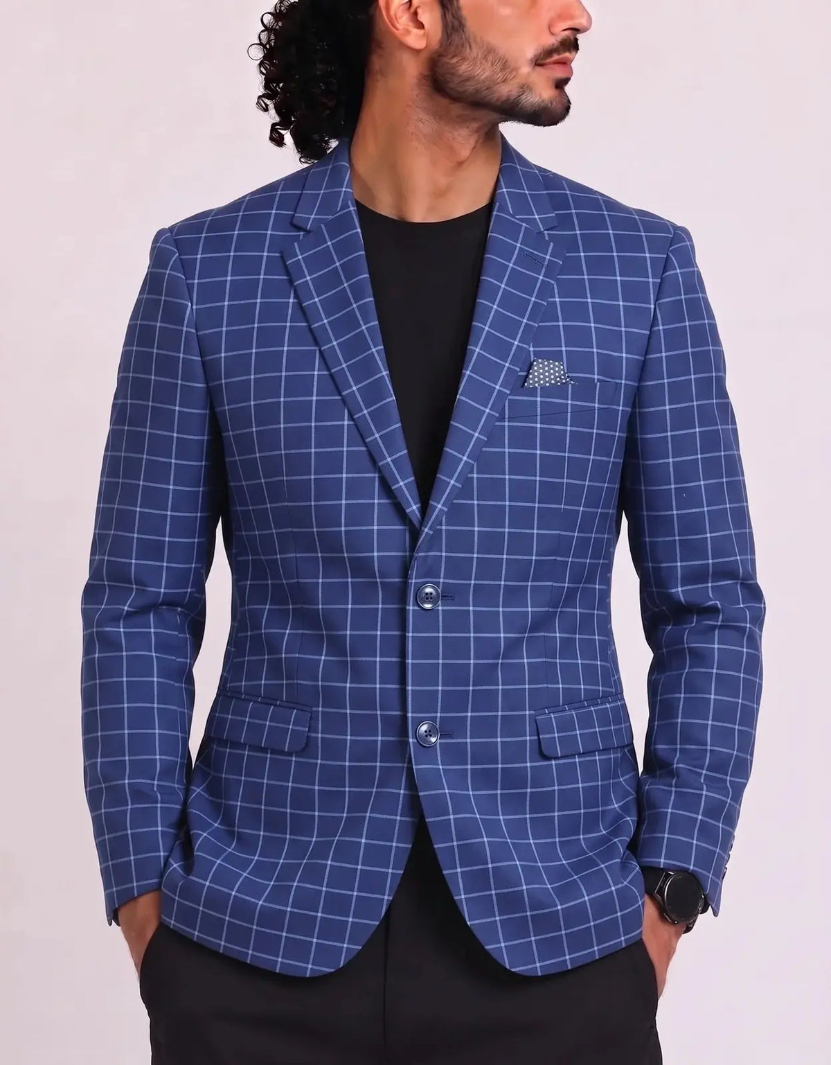 Soul Of London Men Cotton Blue Coat M – Preloved Labels