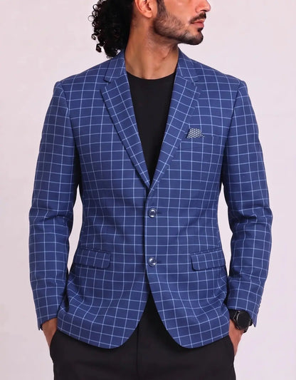 Soul Of London Men Cotton Blue Coat M – Preloved Labels