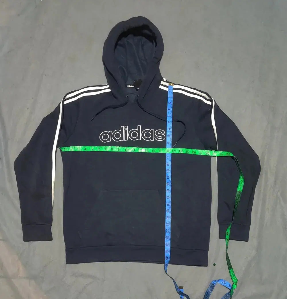 Adidas Men Cotton Fleece Blue Hoodie M – Preloved Labels (view 4)