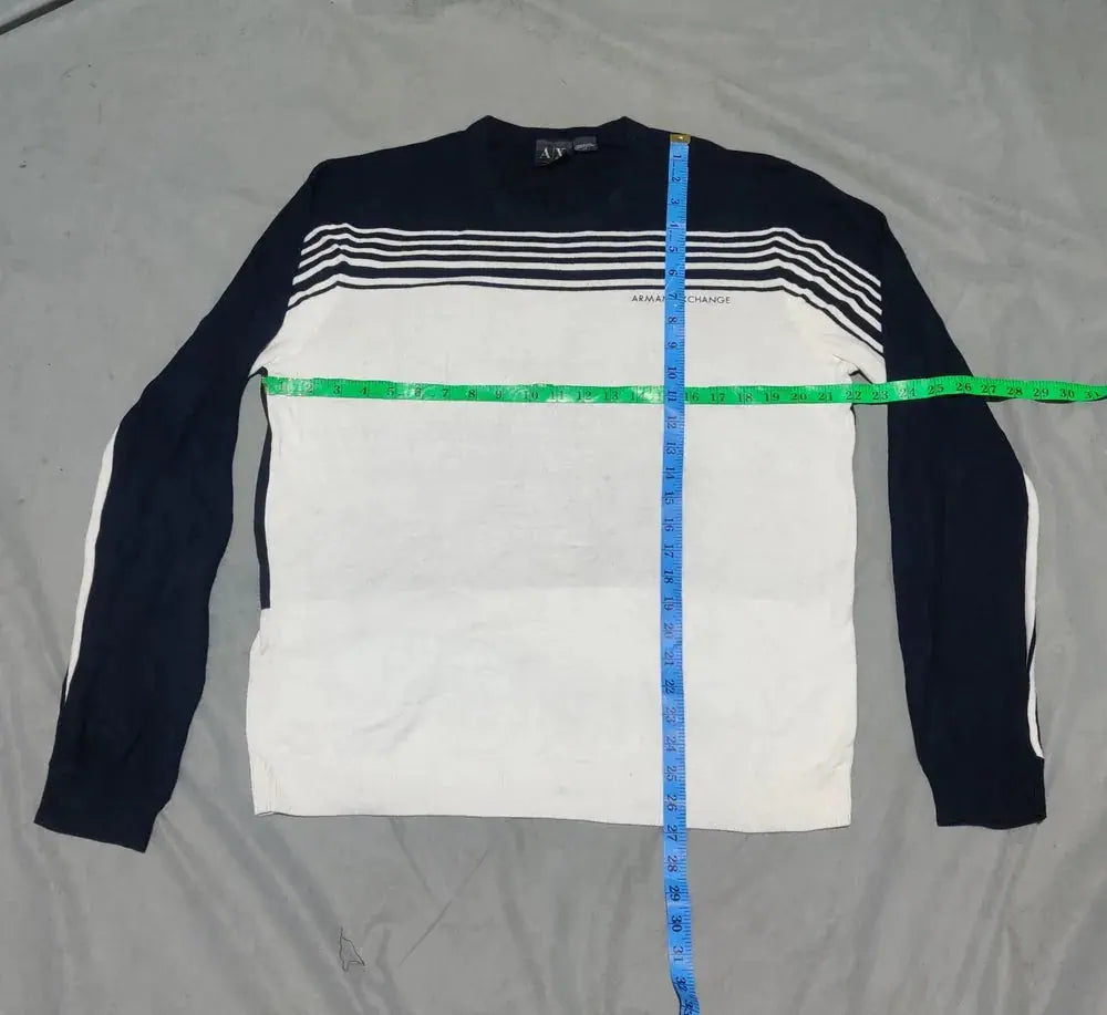 Armani Exchange Men Cotton Fleece Blue Sweatshirt L – Preloved Labels (view 4)