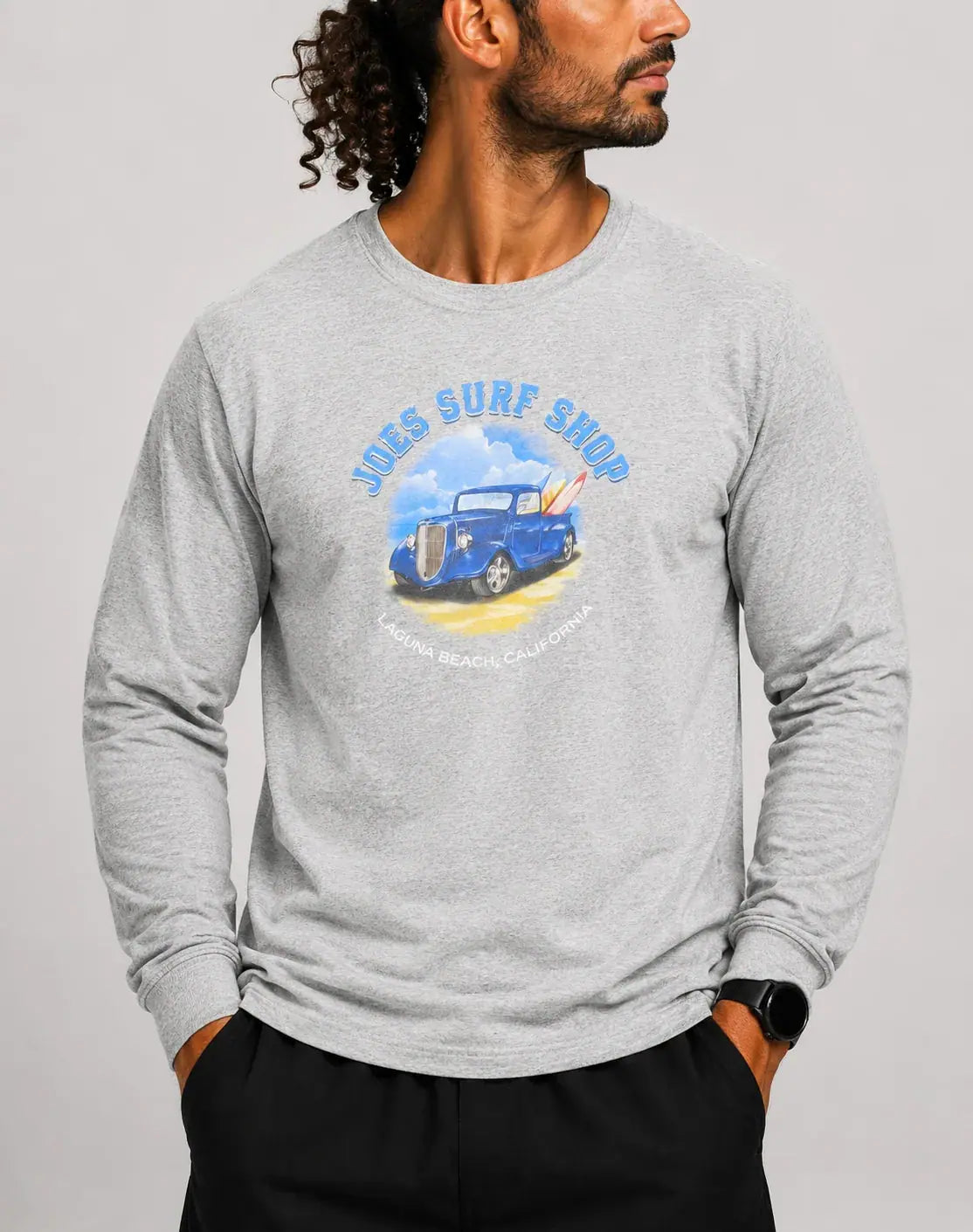 Joes Surf Shop Men Cotton Gray T Shirt – Preloved Labels