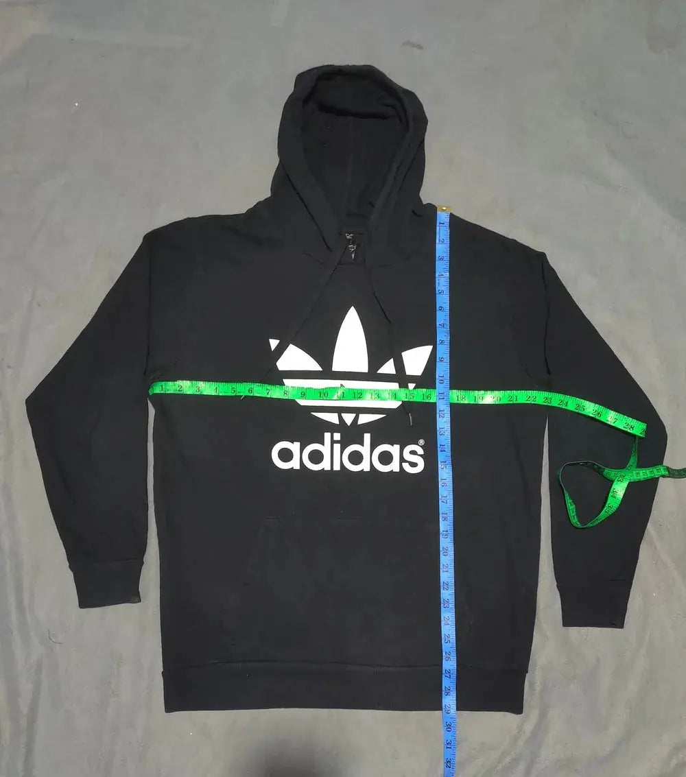 Adidas Men Cotton Fleece Black Hoodie M – Preloved Labels (view 4)