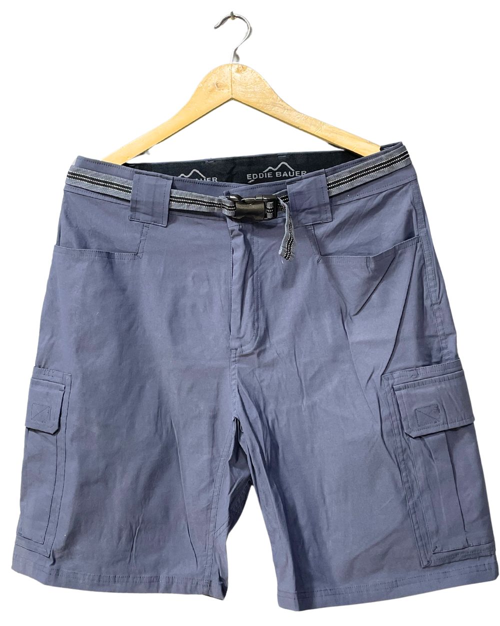 Eddie Bauer Gray Cotton Short For Men M - Preloved Labels