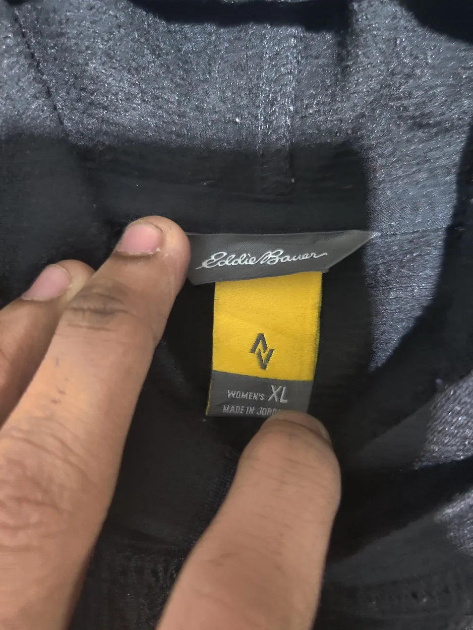 Eddie Bauer Women Polyester Black Hoodie XL – Preloved Labels (view 2)