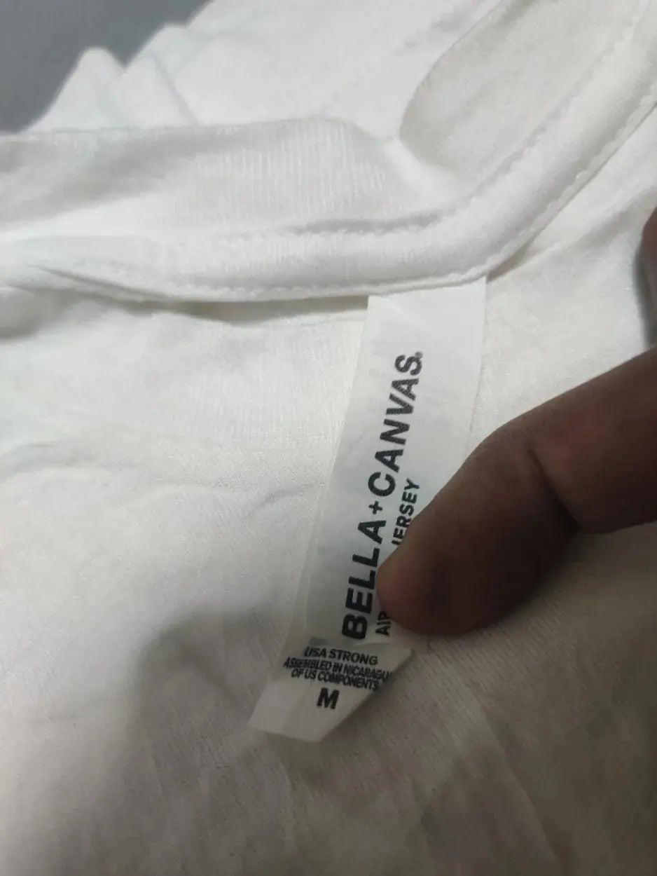 Bella Canvas Men Cotton White T Shirt M – Preloved Labels (view 3)