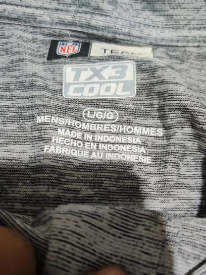 NFL Men Sport Gray Polo T Shirt L – Preloved Labels (view 3)