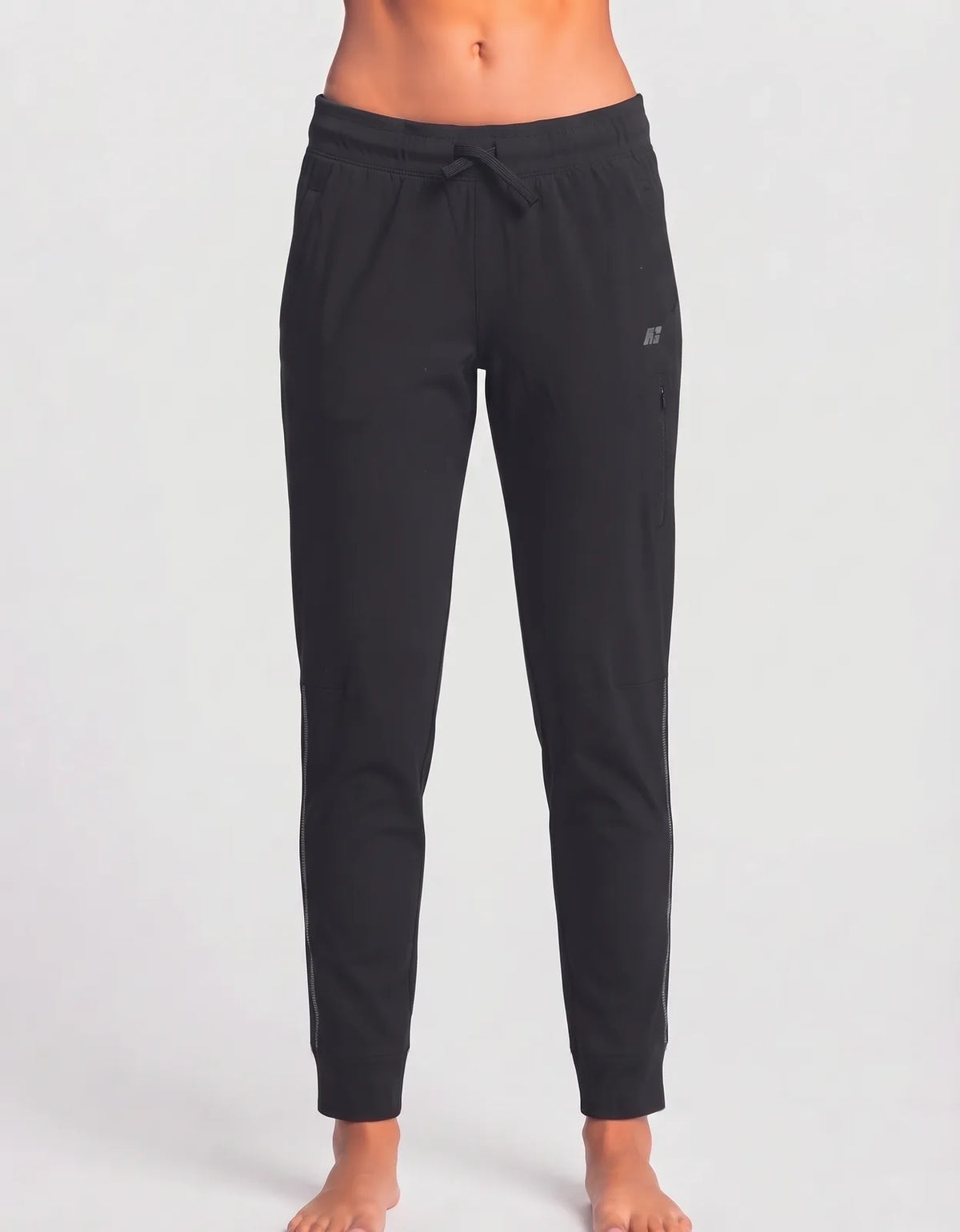 Russell Women Sports Polyester Black Trackpants 2XL