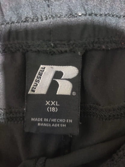 Russell Women Sports Polyester Black Trackpants 2XL - additional view 2
