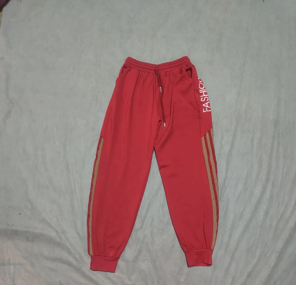 Fashion Women Sports Polyester Red Trackpants XS - additional view 3