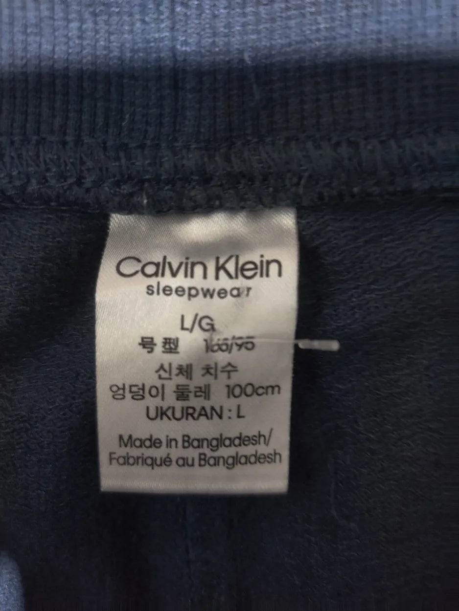 Calvin Klein Women Sports Polyester Navy Blue Trackpants L - additional view 2