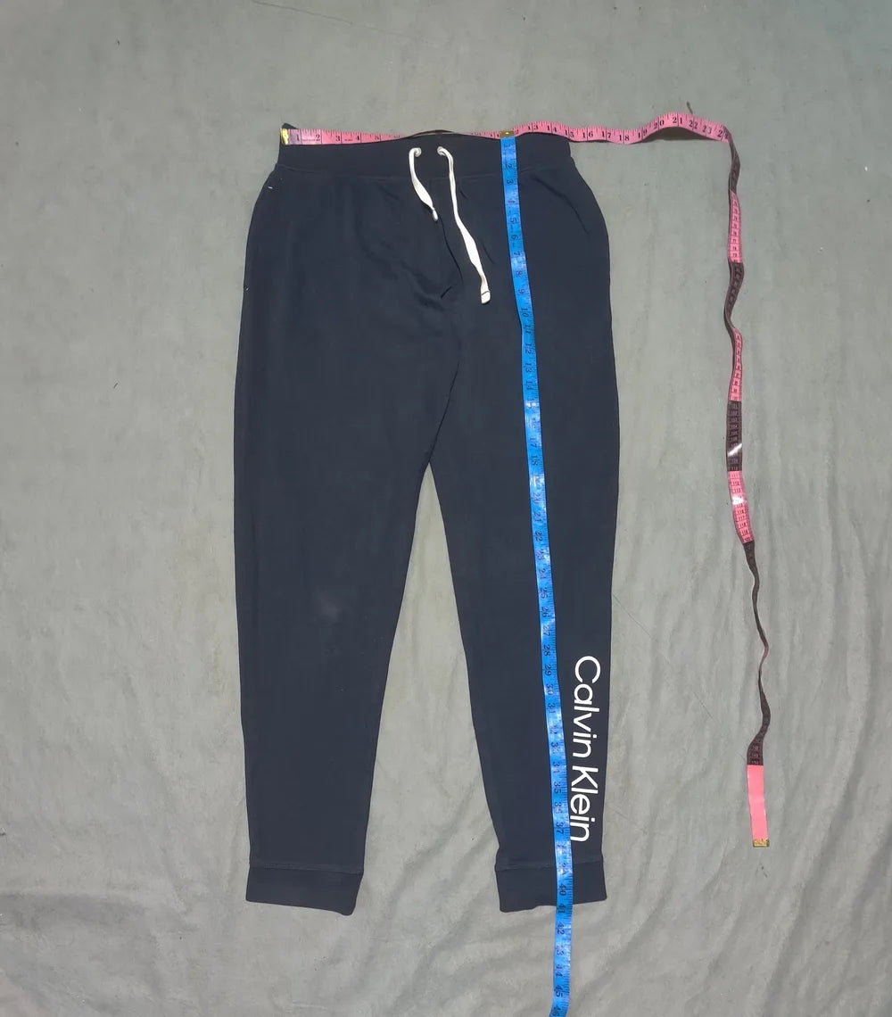 Calvin Klein Women Sports Polyester Navy Blue Trackpants L - additional view 4