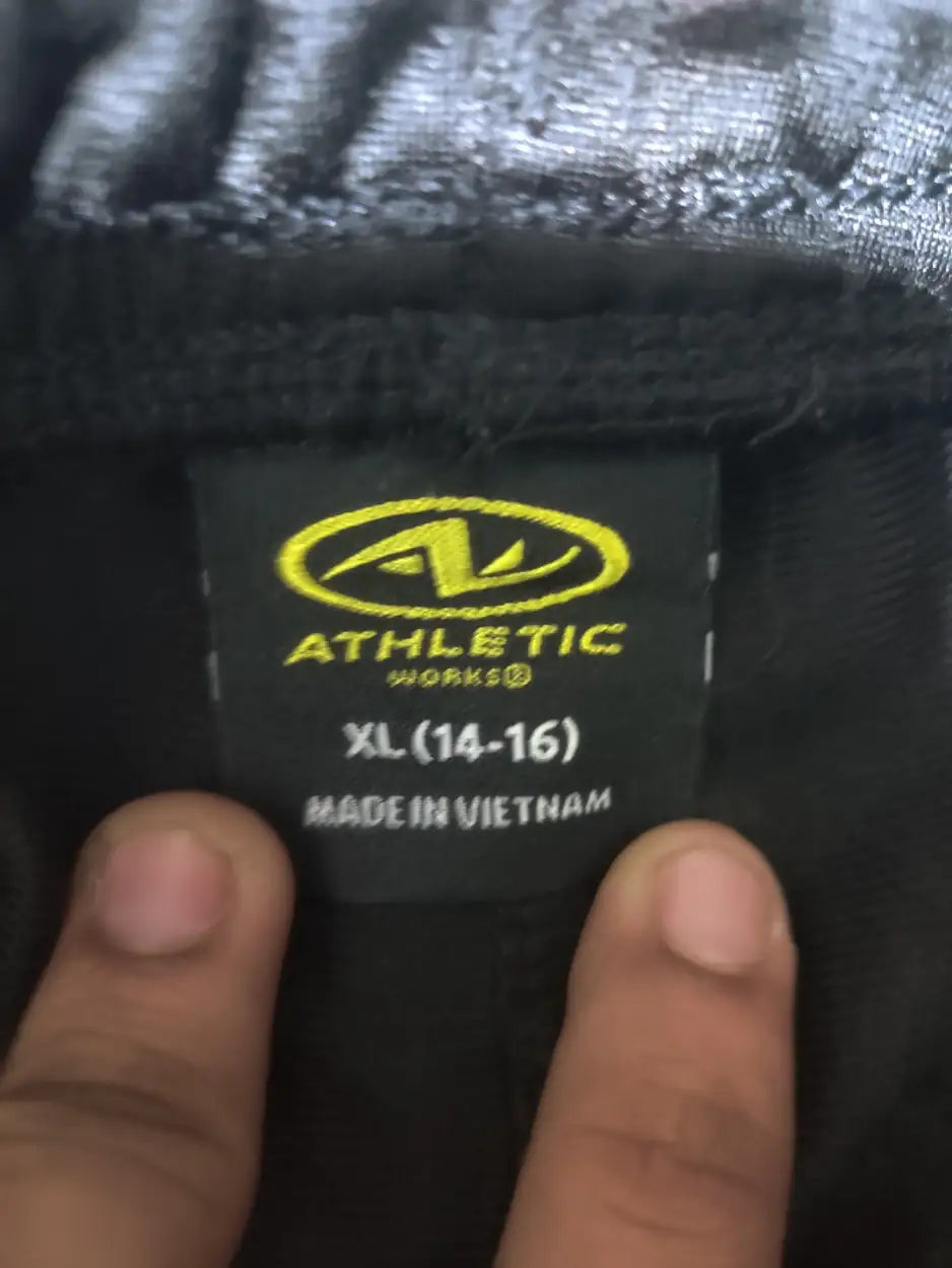 Athletic Works Men Sports Polyester Black Trackpants XL - additional view 4