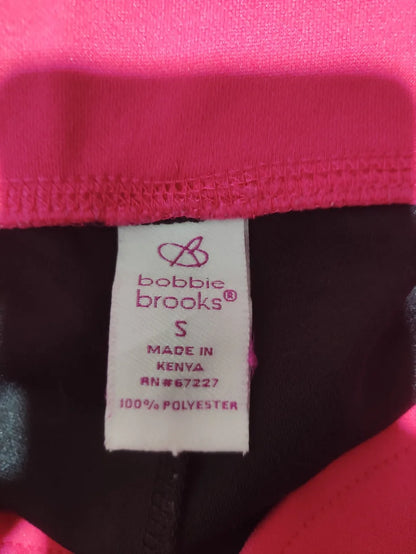Bobbie Brooks Women Sports Polyester Black Pink Trackpants S - additional view 2