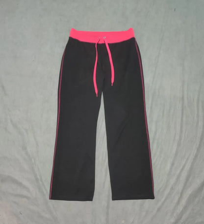 Bobbie Brooks Women Sports Polyester Black Pink Trackpants S - additional view 3