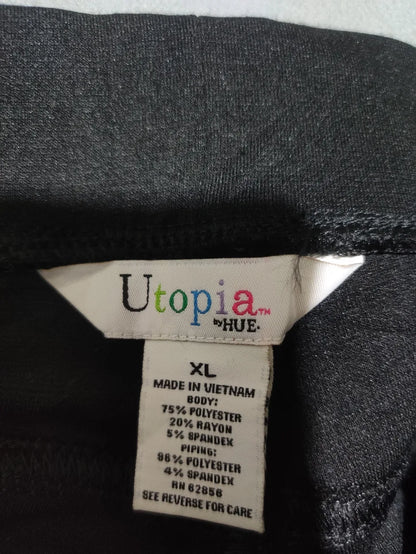 Utopia Women Sports Polyester Black Trackpants XL - additional view 2