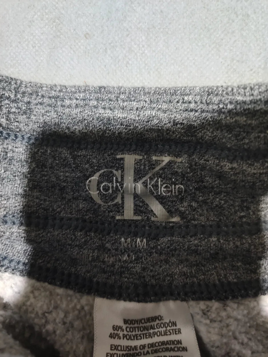 Calvin Klein Women Cotton Grey Black Winter Trousers M - additional view 2
