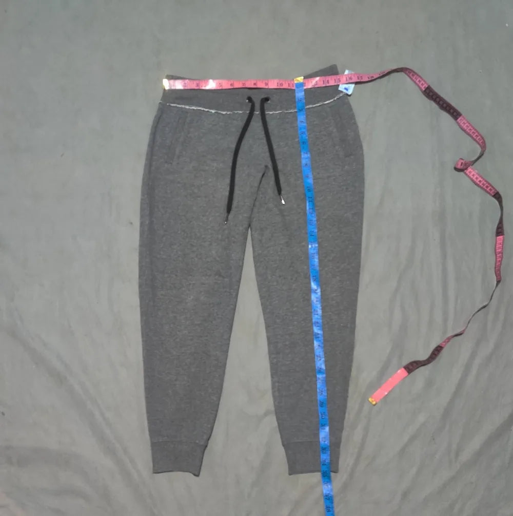 Calvin Klein Women Cotton Grey Black Winter Trousers M - additional view 4