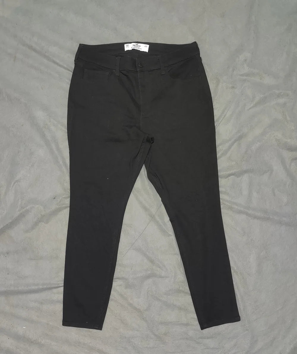 Hollister Women Cotton Black Jeans M - additional view 3