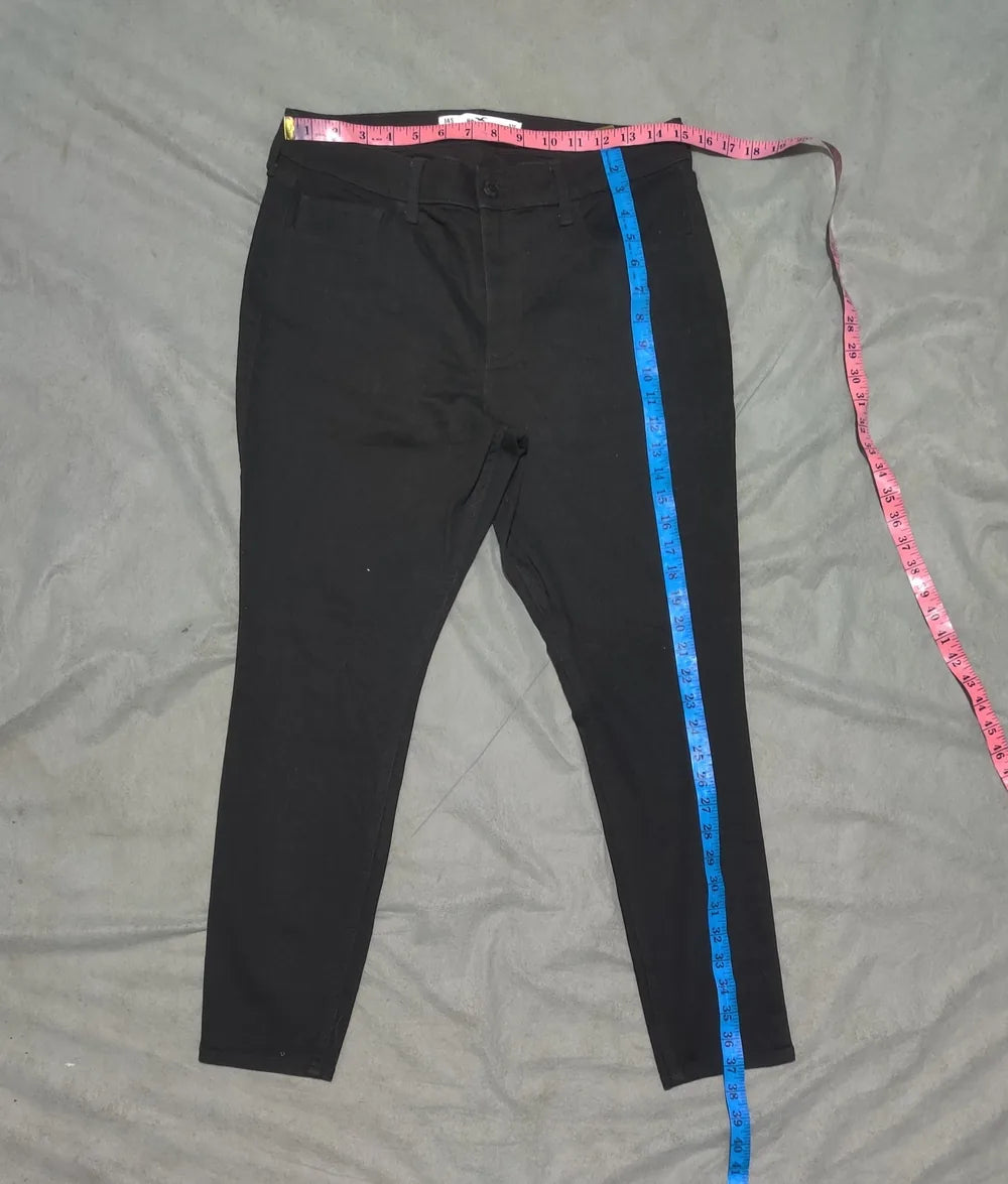 Hollister Women Cotton Black Jeans M - additional view 4