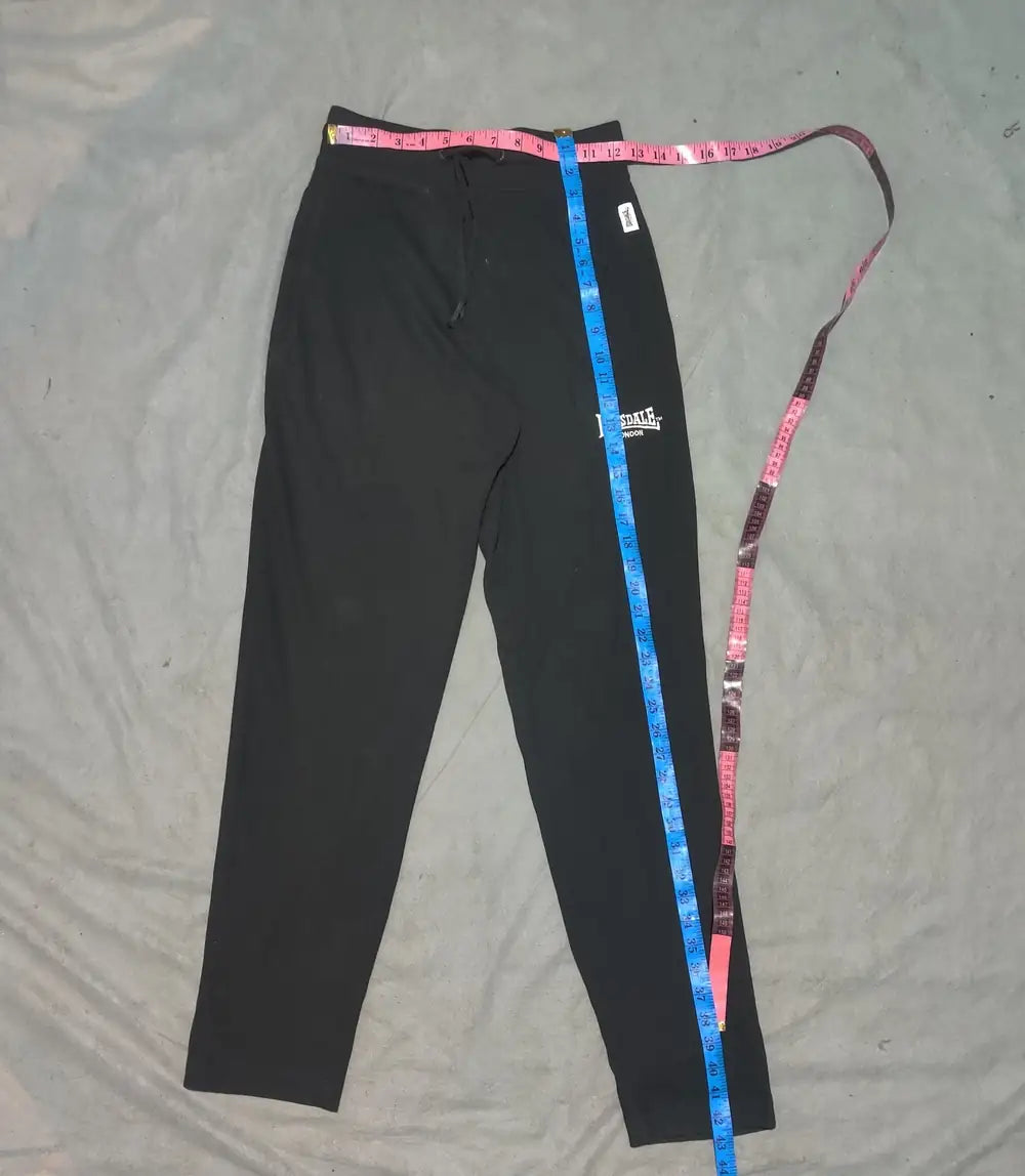 Lonsdale Men Sports Polyester Black Trackpants XS - additional view 3