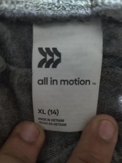 All In Motion Women Sports Polyester Dark Grey Trackpants XL - additional view 2