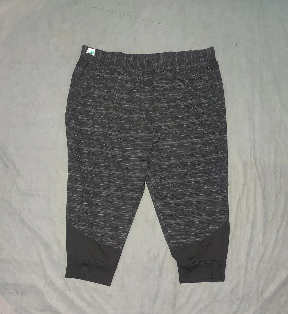 Joe Fresh Women Sports Polyester Dark Grey Black Trackpants 3XL - additional view 3