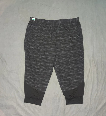 Joe Fresh Women Sports Polyester Dark Grey Black Trackpants 3XL - additional view 3