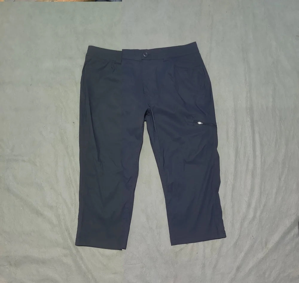 Eddie Bauer Women Sports Polyester Dark Blue Trackpants L - additional view 3