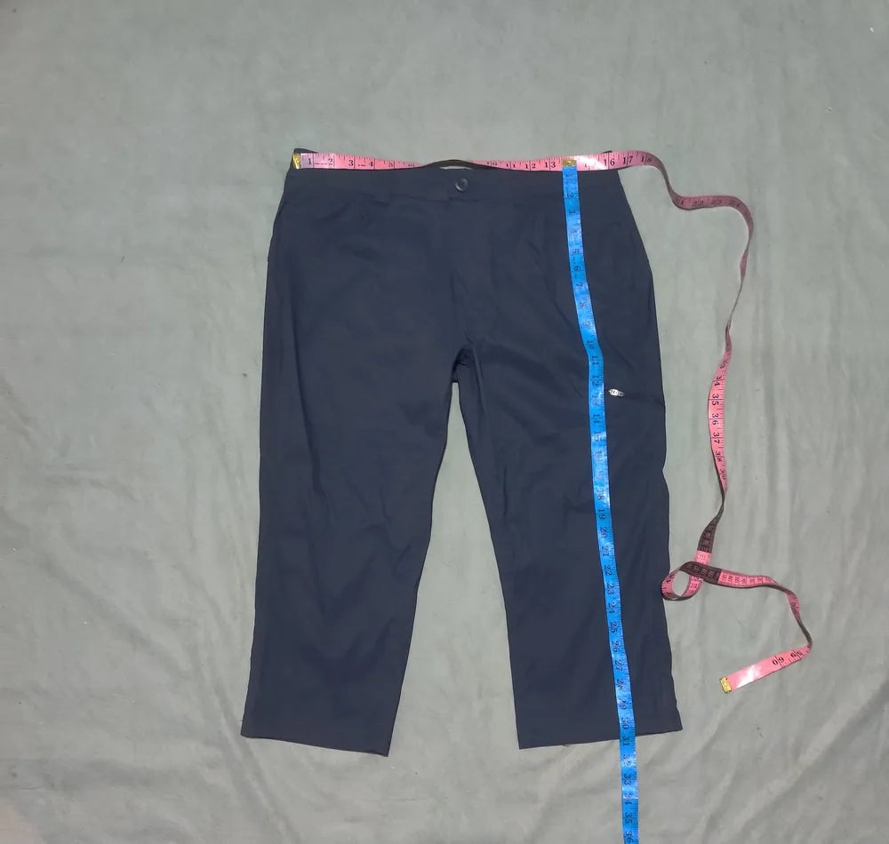 Eddie Bauer Women Sports Polyester Dark Blue Trackpants L - additional view 4