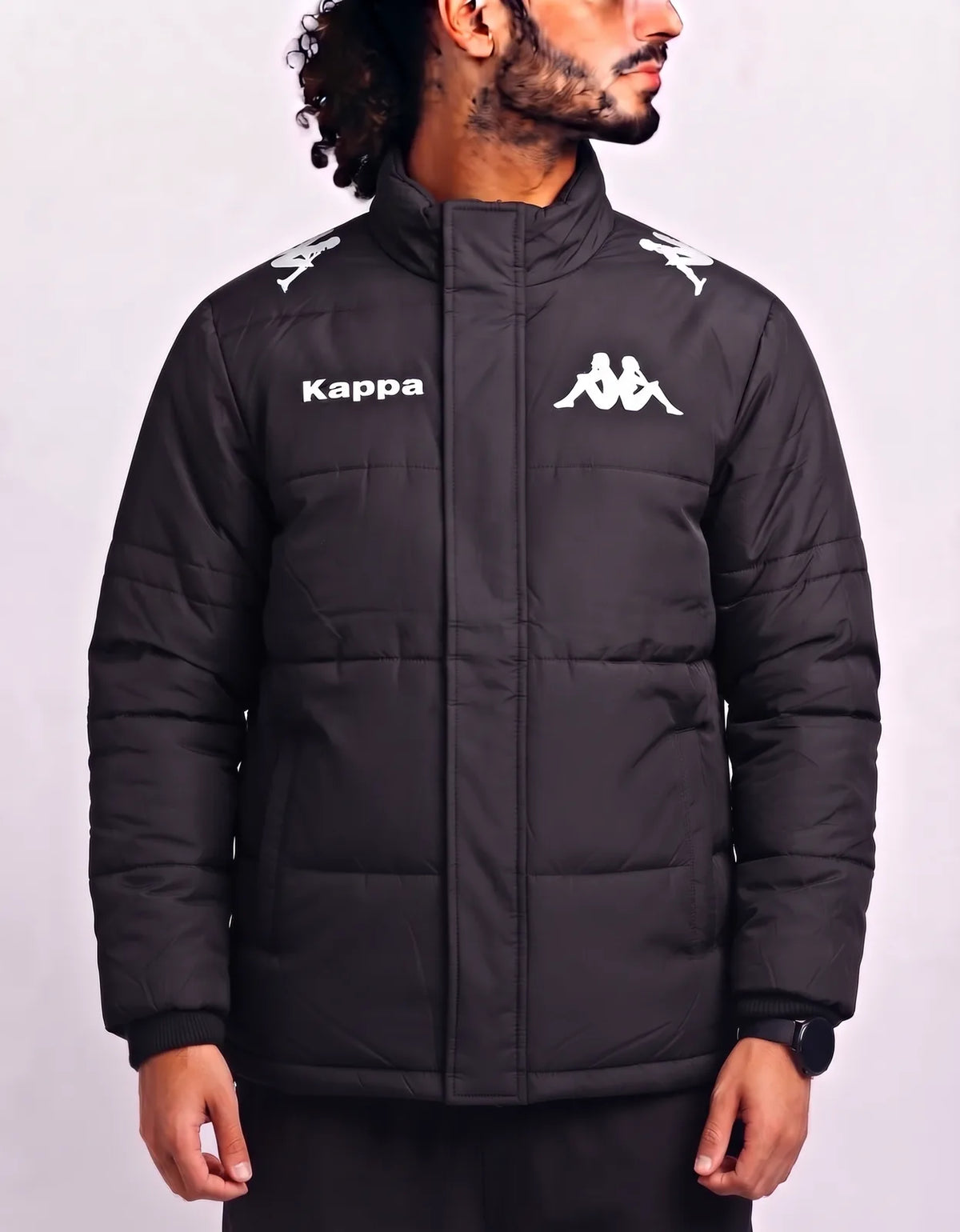 Kappa Men Cotton Black Jacket M