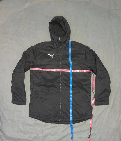 Puma Men Polyester Dark Grey Puffer Jacket L - additional view 4