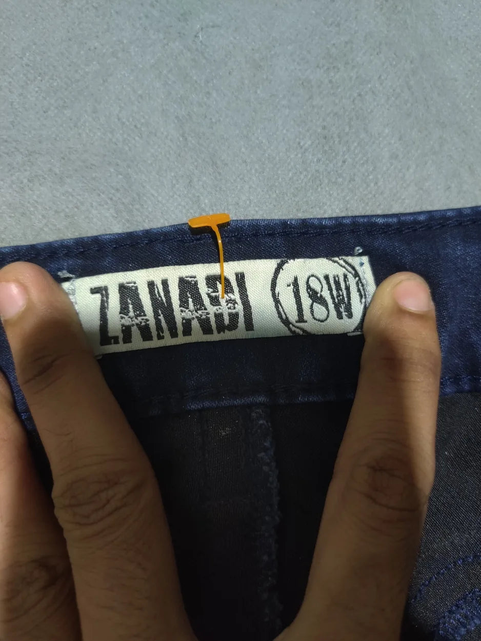 Zanadi Women Cotton Dark Blue Jeans M - additional view 2