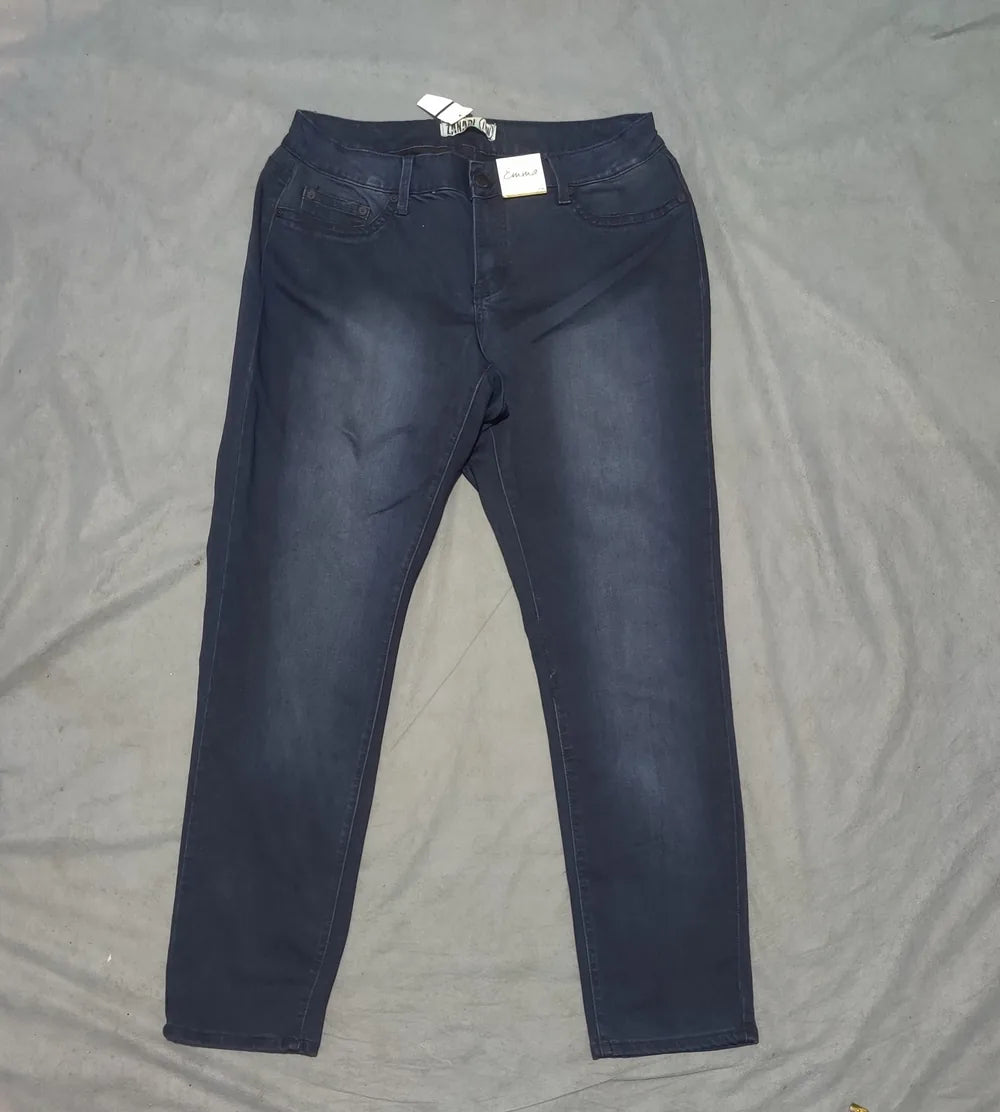 Zanadi Women Cotton Dark Blue Jeans M - additional view 3