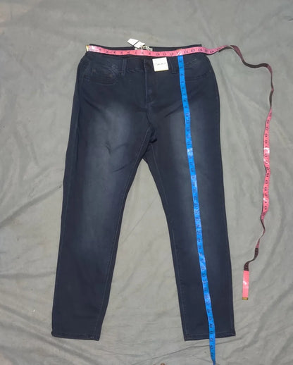 Zanadi Women Cotton Dark Blue Jeans M - additional view 4