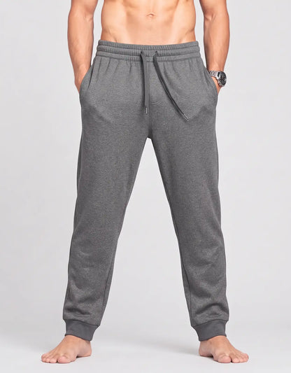 Avia Men Sports Polyester Charcoal Trackpants M