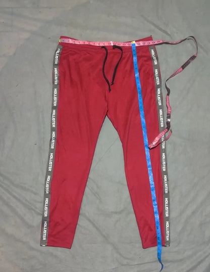 Hollister Men Cotton Red Trousers 2XL - additional view 4