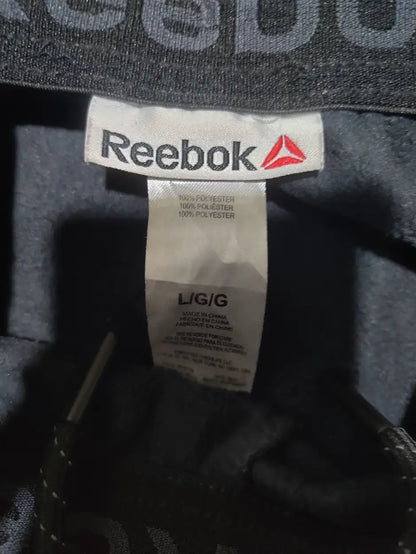 Reebok Men Sports Polyester Black Trackpants L - additional view 2