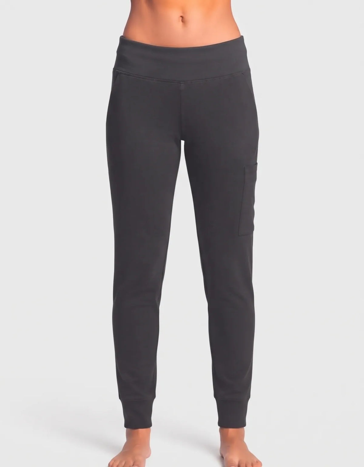 Dickies Women Charcoal Sport Trouser - Preloved Ladies Trousers Pakistan - Summer Polyester - Size 30 to 32
