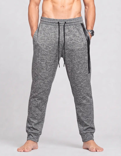 American Eagle Men Sports Polyester Gray Trackpants S