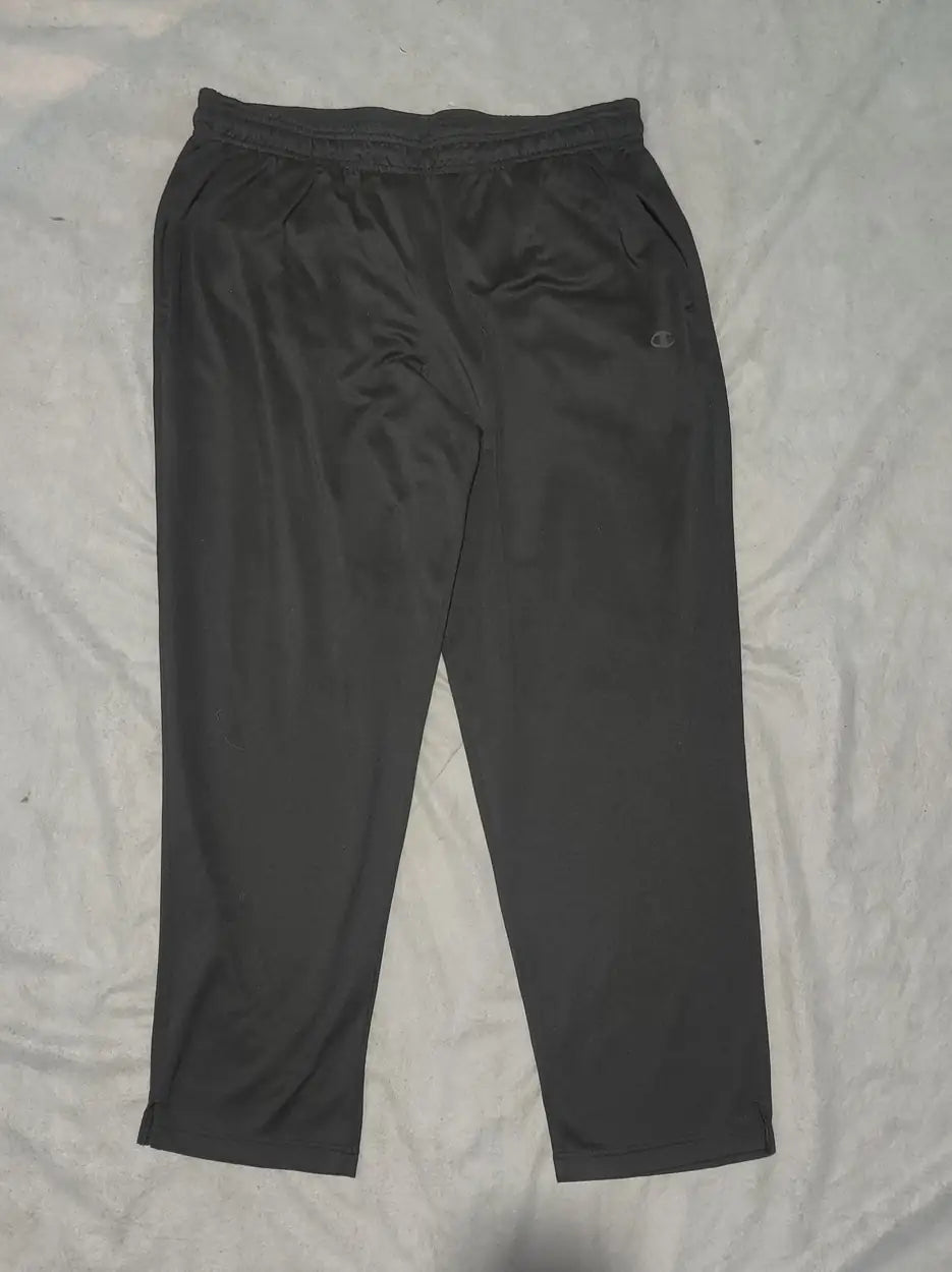 Champion Men Sports Polyester Black Trackpants XL - additional view 3
