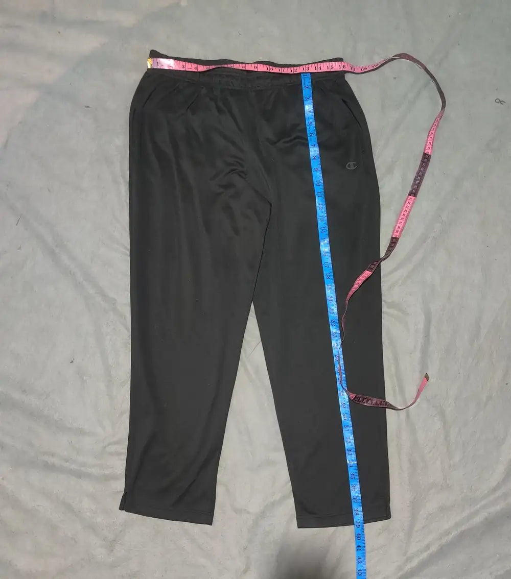 Champion Men Sports Polyester Black Trackpants XL - additional view 4