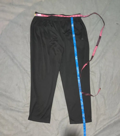Champion Men Sports Polyester Black Trackpants XL - additional view 4
