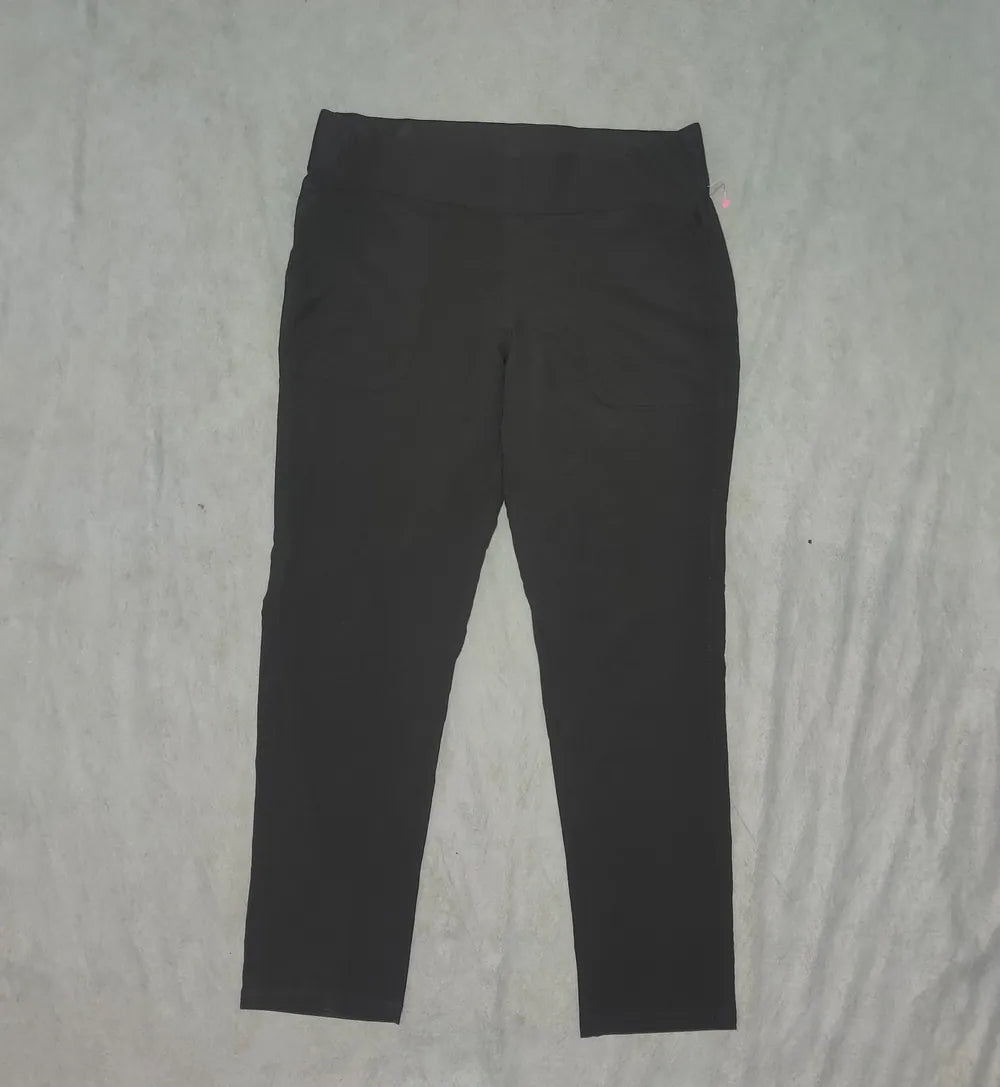 Weatherproof Women Black Sport Trouser - Preloved Ladies Trousers Pakistan - Summer Polyester - Size 32 to 34 - Photo 3