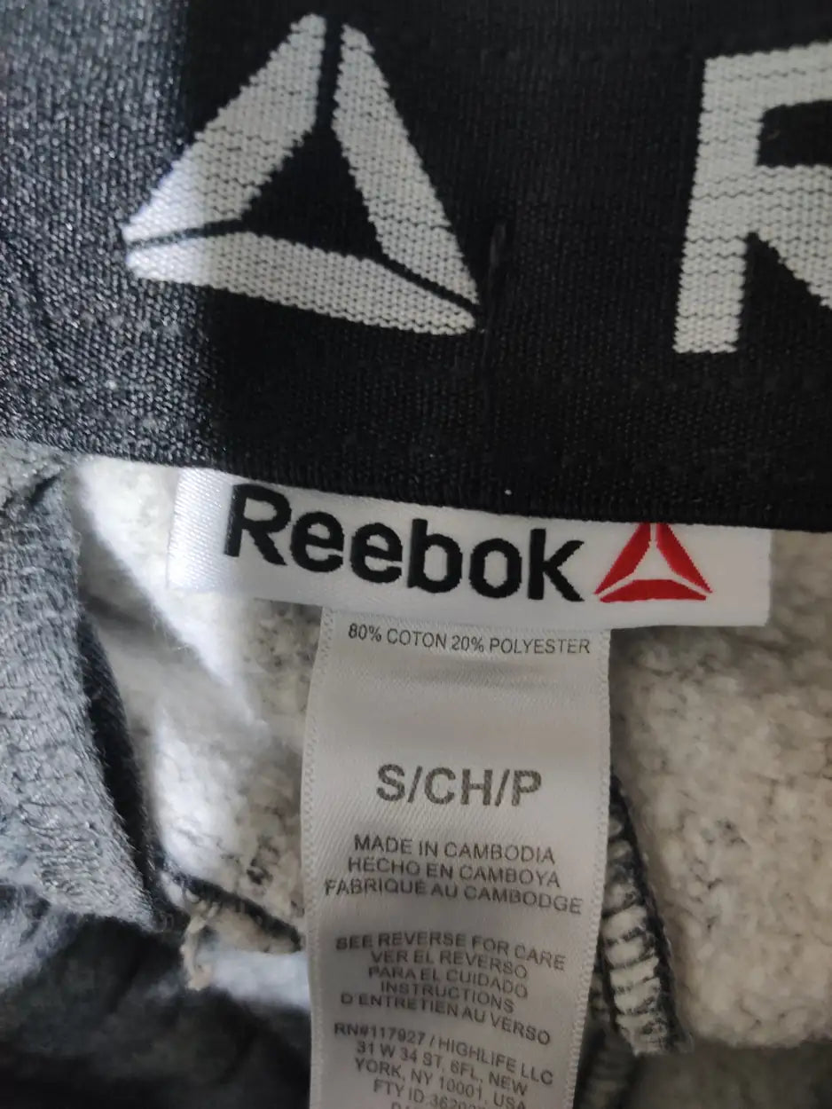 Reebok Men Cotton Gray Winter Trousers S - additional view 2
