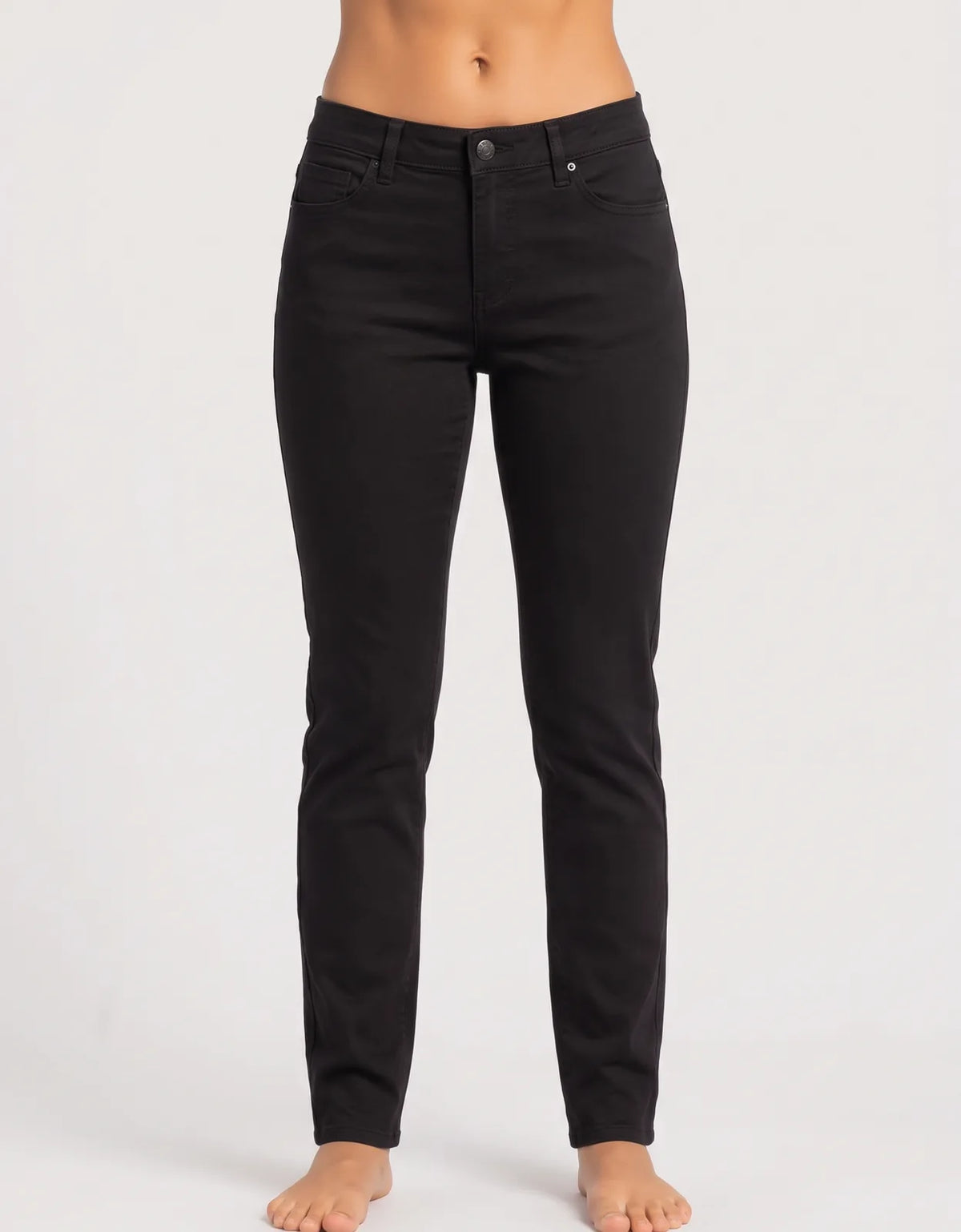 St John's Bay Women Cotton Black Jeans XL