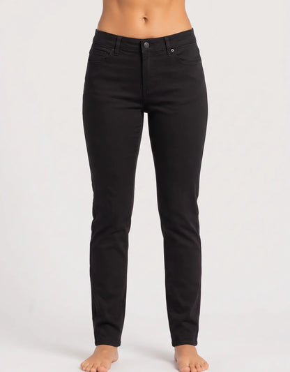 St John's Bay Women Cotton Black Jeans XL