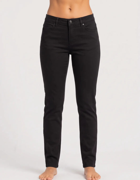 St John's Bay Women Cotton Black Jeans XL
