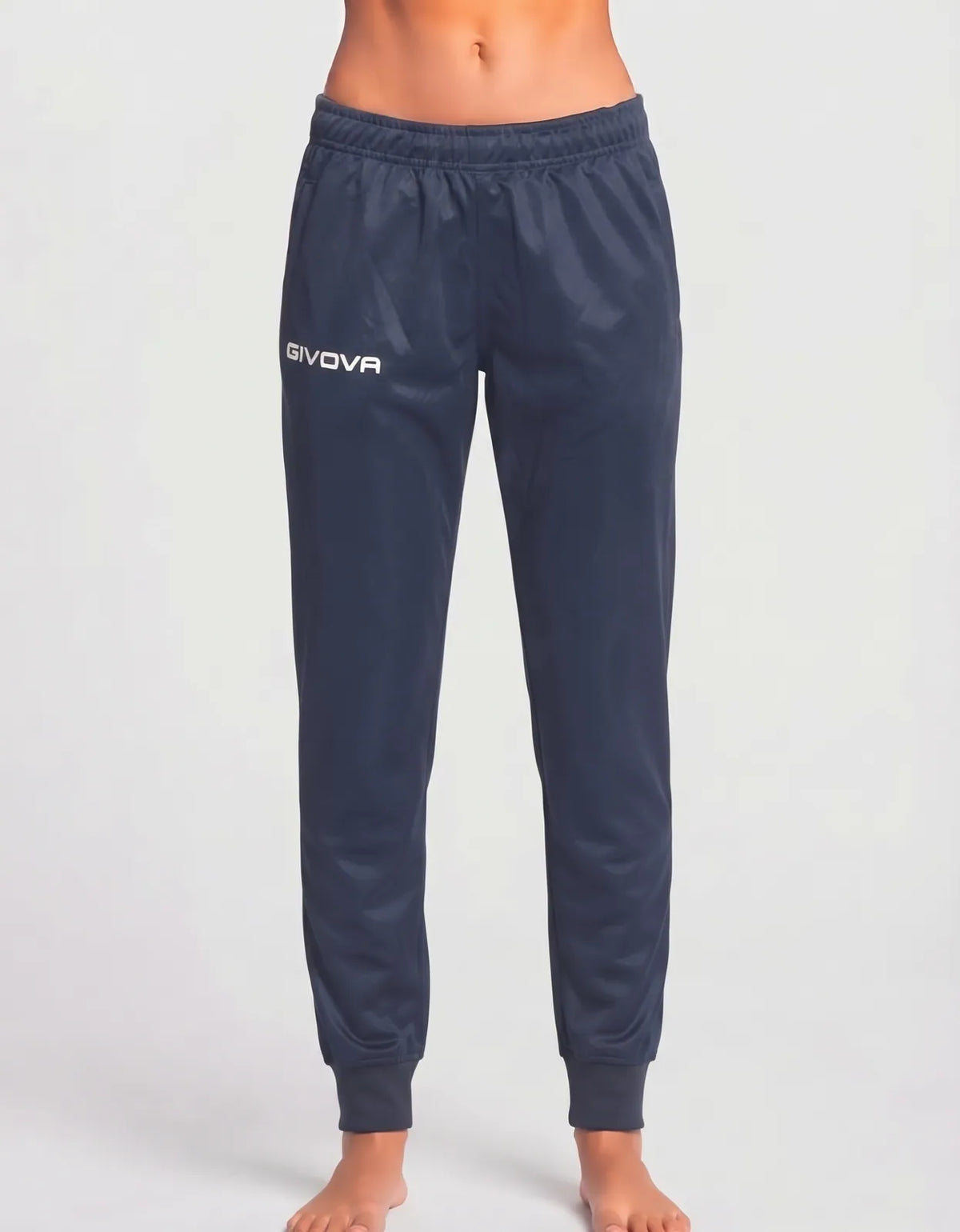 Givova Women Navy Sport Trouser - Preloved Ladies Trousers Pakistan - Summer Polyester - Size 28 to 30