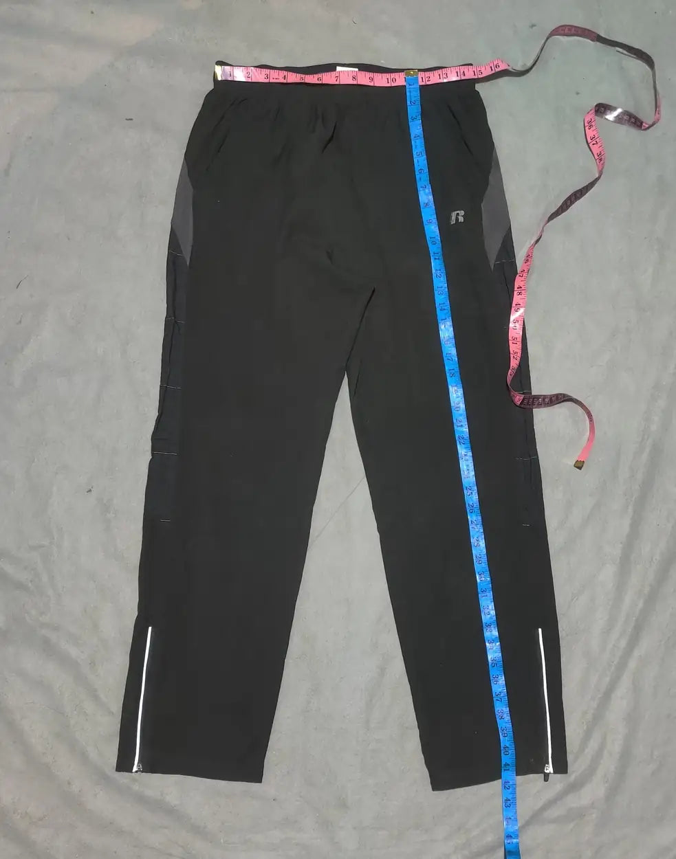 Russell Men Sports Polyester Black Trackpants M - additional view 4
